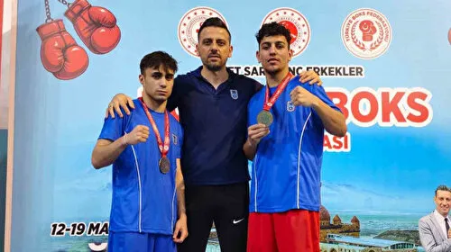 Aydınlı boksörlerden çifte madalya