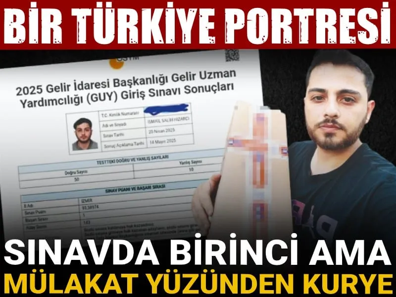 Sınav Birincisi Kurye Oldu! Mülakat Mağduriyeti Şok Etti