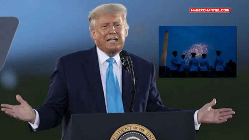 Donald Trump, Washington'daki askeri geçit törenine katıldı