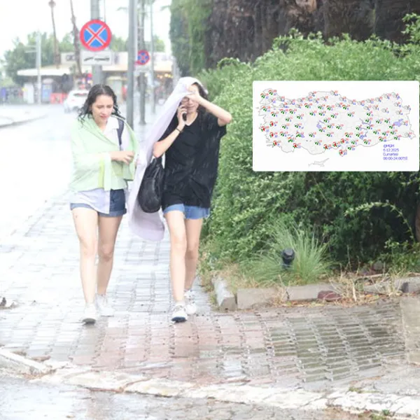 Meteoroloji'den kritik açıklama! 7 bölgede yağış var!