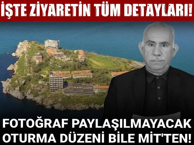 Oturma düzeni bile MİT'ten: İmralı'da çekilen fotoğraf paylaşılmayacak
