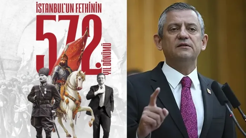 Özgür Özel'den akla ziyan paylaşım: Ekrem İmamoğlu'nu Fatih Sultan Mehmet ve Atatürk ile bir tuttu