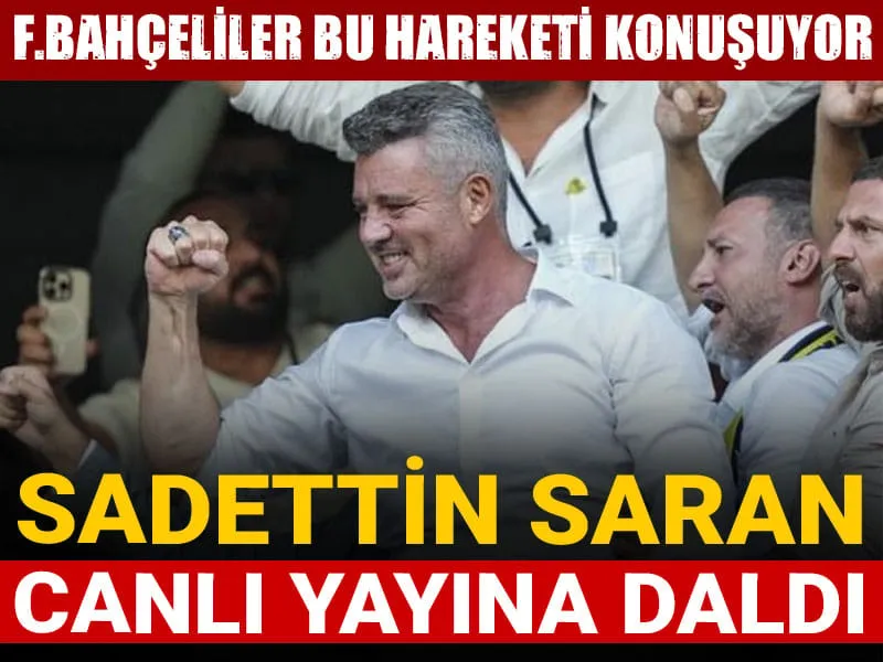Sadettin Saran'dan Canlı Yayın Baskını! Kerem'e Özel Tebrik