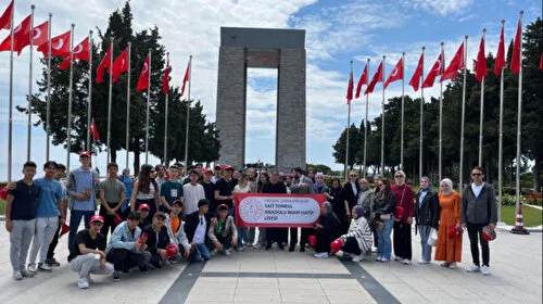 Şebinkarahisar Sait Tonbul AİHL öğrencileri Çanakkale Şehitliği’ni ziyaret etti