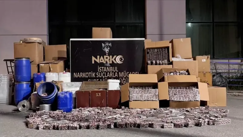 Zehir tacirlerine operasyon! 3 milyonun üzerinde uyuşturucu hap ele geçirildi